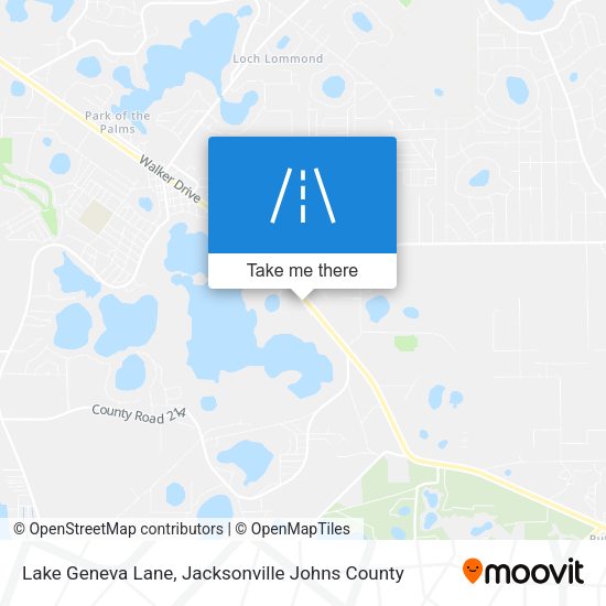 Lake Geneva Lane map
