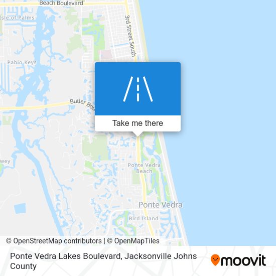 Mapa de Ponte Vedra Lakes Boulevard