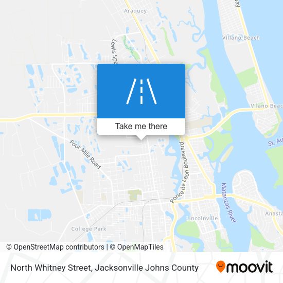 North Whitney Street map