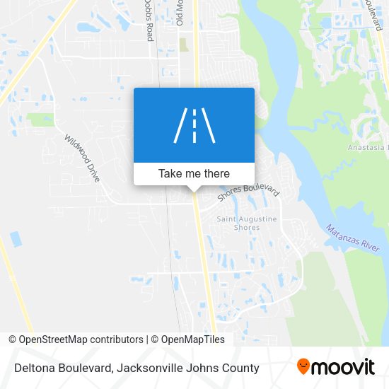Deltona Boulevard map