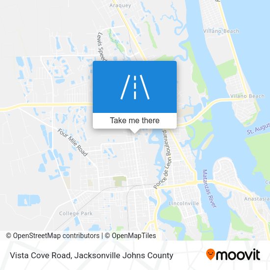 Vista Cove Road map