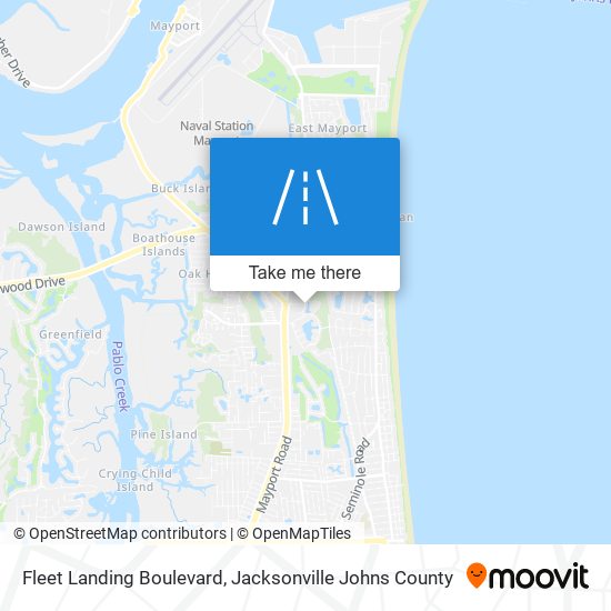 Mapa de Fleet Landing Boulevard