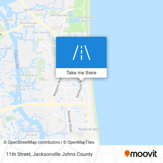 11th Street map