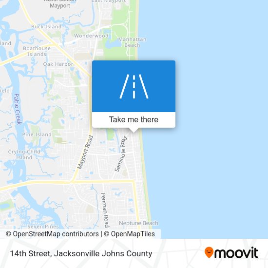 14th Street map