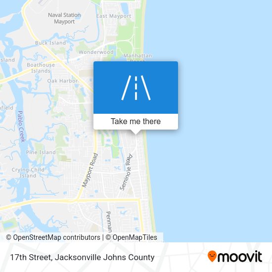 17th Street map