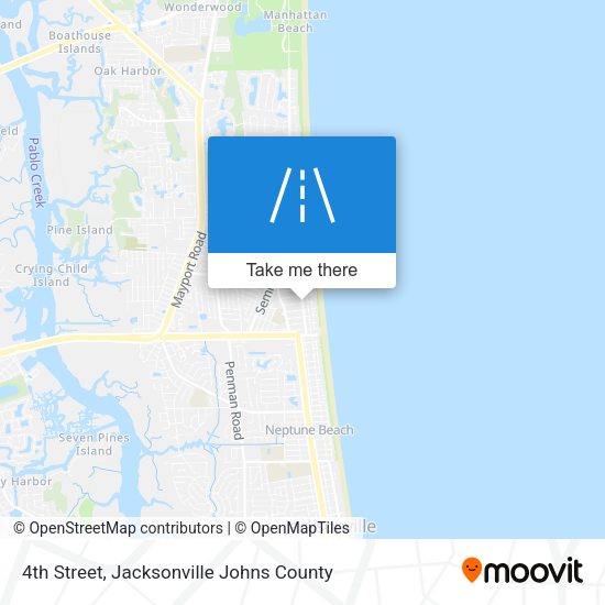 4th Street map