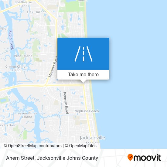Ahern Street map