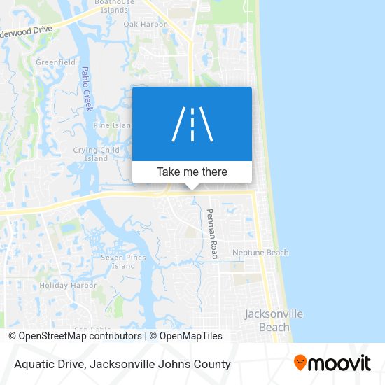 Aquatic Drive map