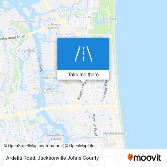 Mapa de Ardella Road