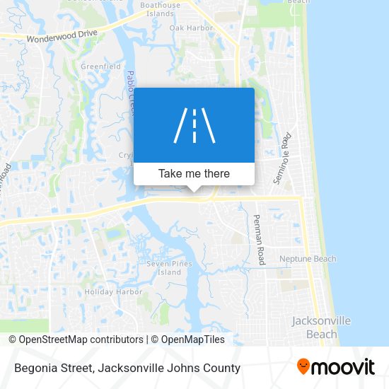 Begonia Street map