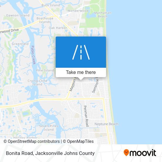 Bonita Road map