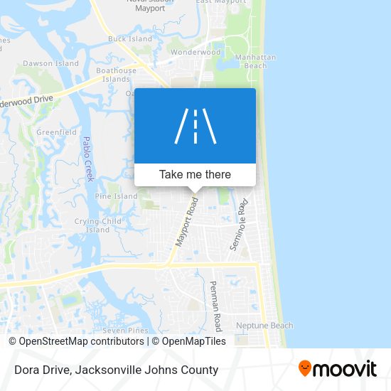Dora Drive map