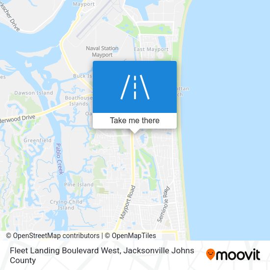 Mapa de Fleet Landing Boulevard West