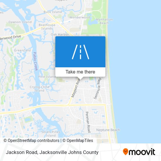 Jackson Road map