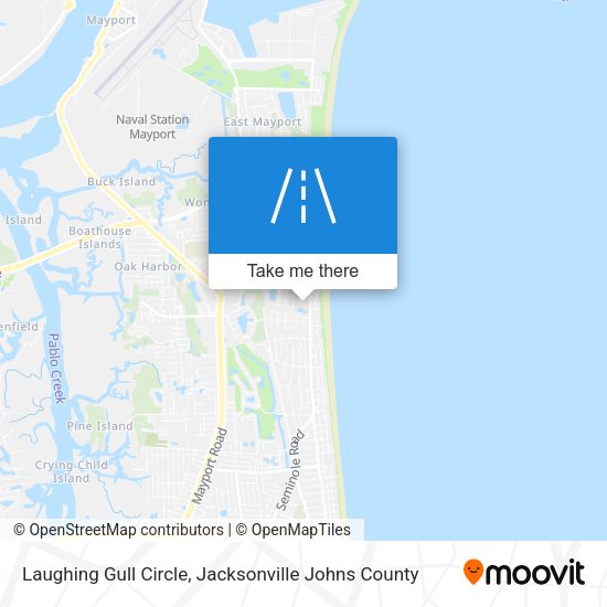 Mapa de Laughing Gull Circle