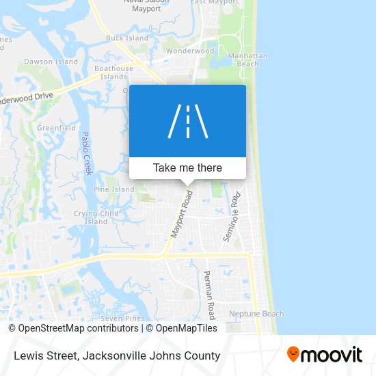 Lewis Street map
