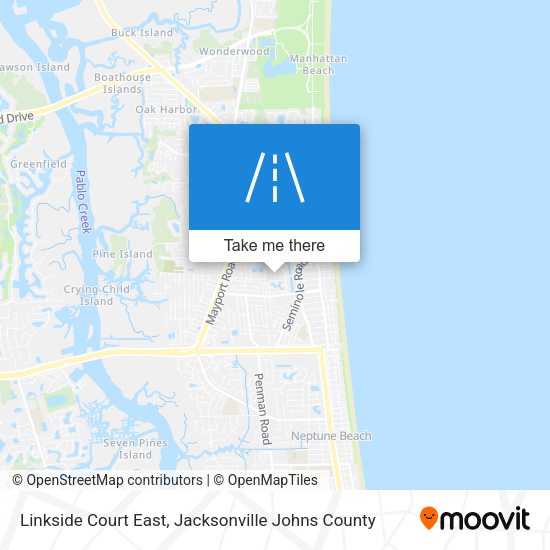 Mapa de Linkside Court East