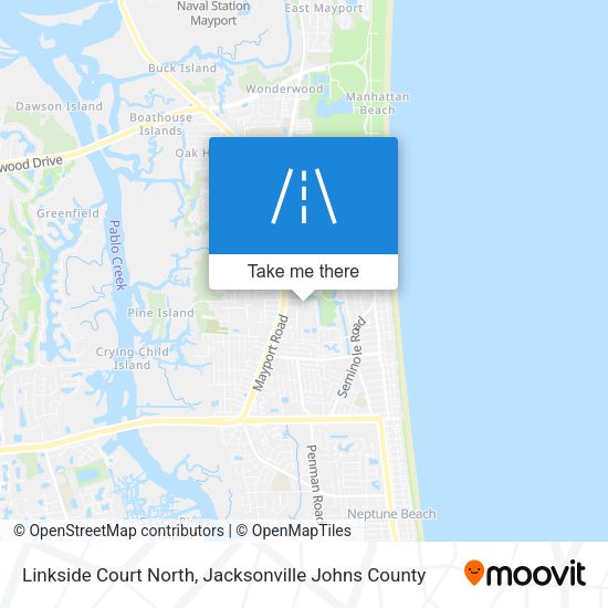 Mapa de Linkside Court North