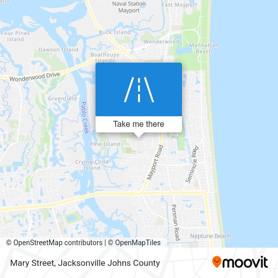 Mary Street map