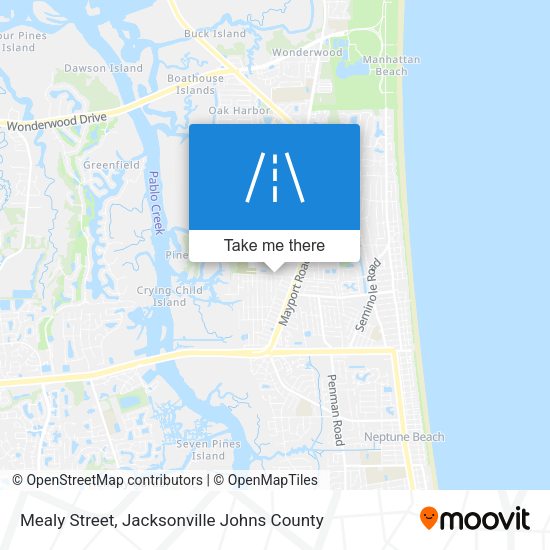 Mealy Street map