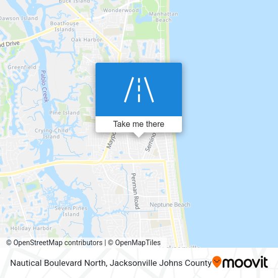 Nautical Boulevard North map