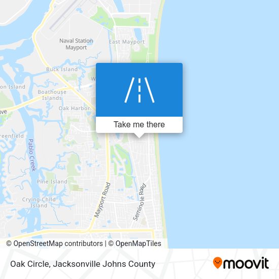 Oak Circle map