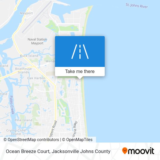 Ocean Breeze Court map