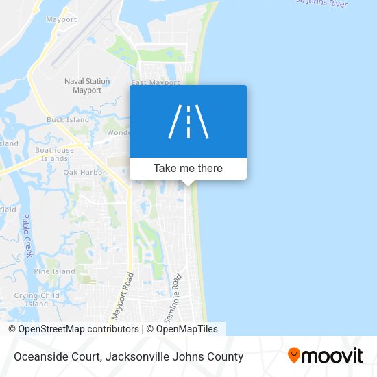 Oceanside Court map