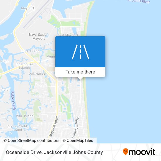 Oceanside Drive map