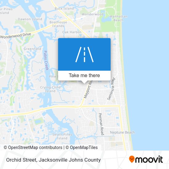Orchid Street map
