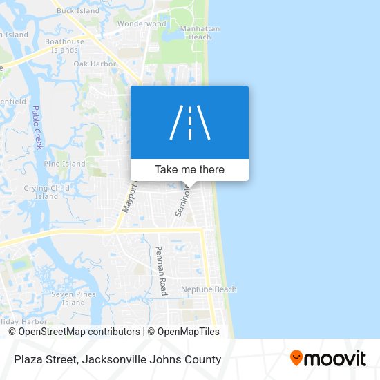 Plaza Street map