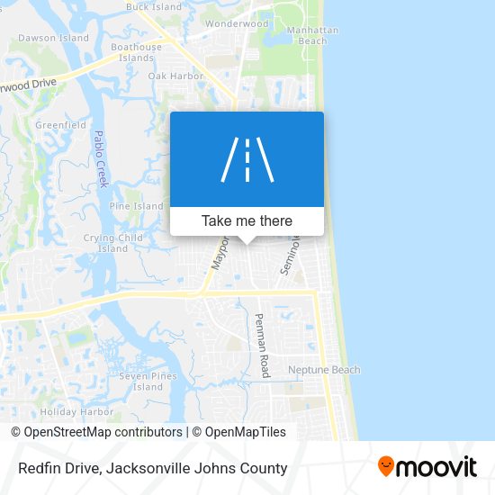 Mapa de Redfin Drive