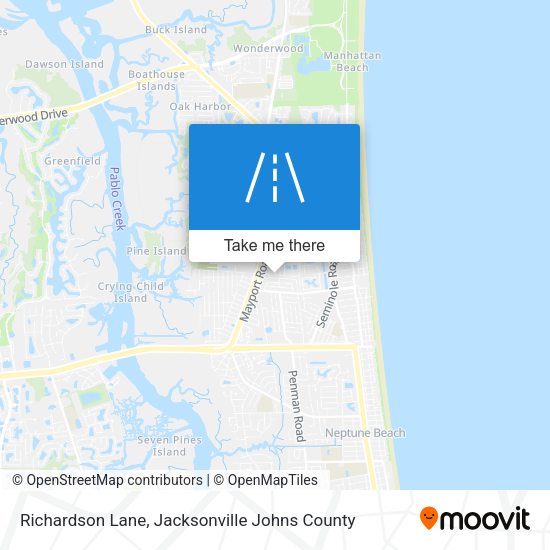 Mapa de Richardson Lane