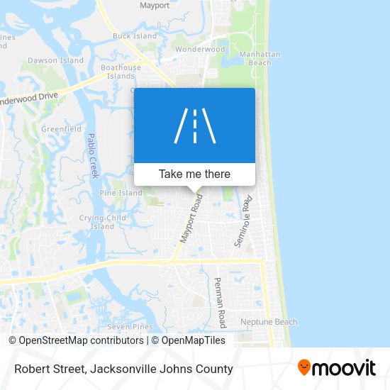 Mapa de Robert Street