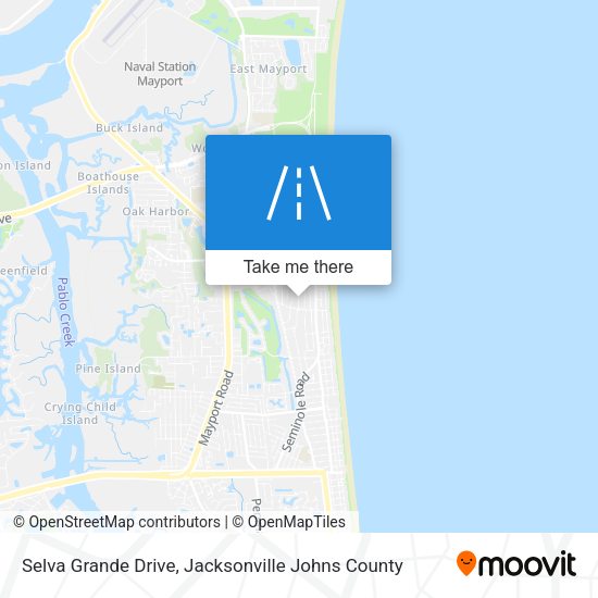 Selva Grande Drive map
