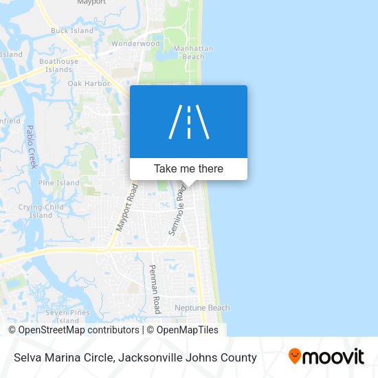 Selva Marina Circle map