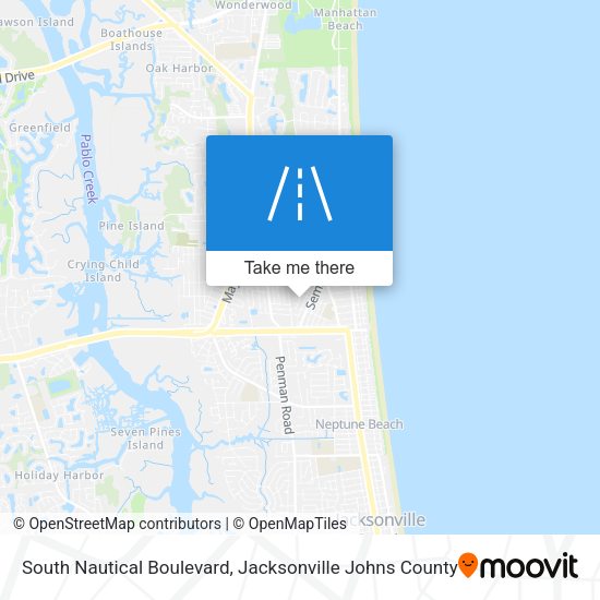 South Nautical Boulevard map