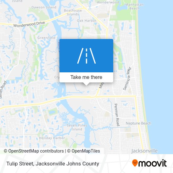 Tulip Street map