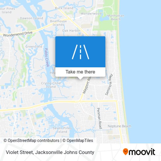 Violet Street map