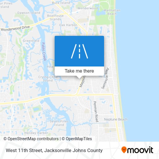 Mapa de West 11th Street