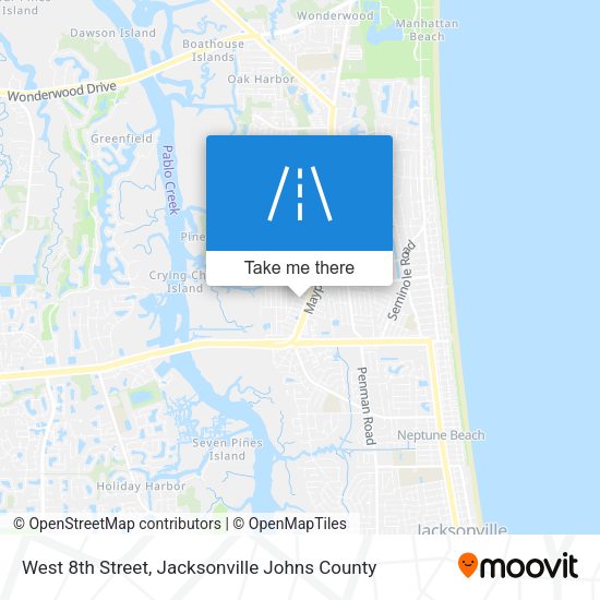 Mapa de West 8th Street