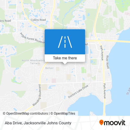 Aba Drive map