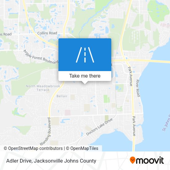 Adler Drive map