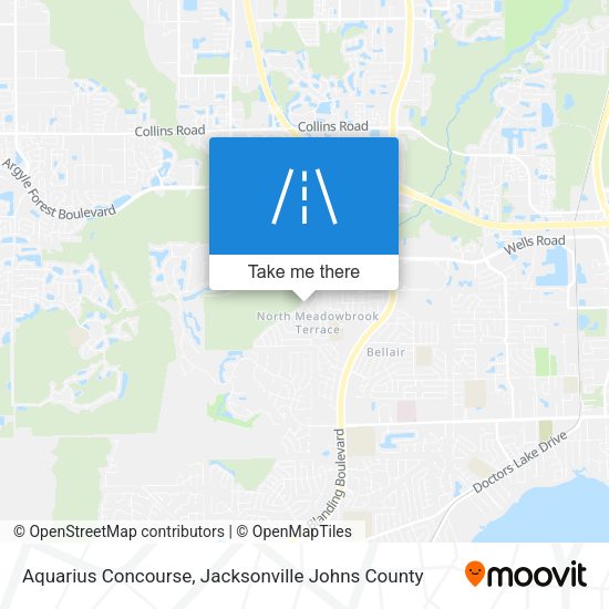 Aquarius Concourse map