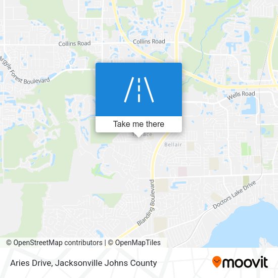 Aries Drive map