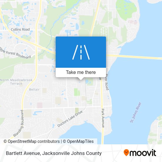 Bartlett Avenue map
