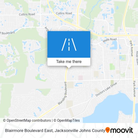 Blairmore Boulevard East map