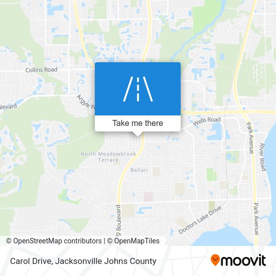 Carol Drive map