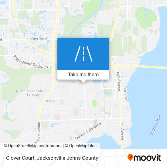 Clover Court map