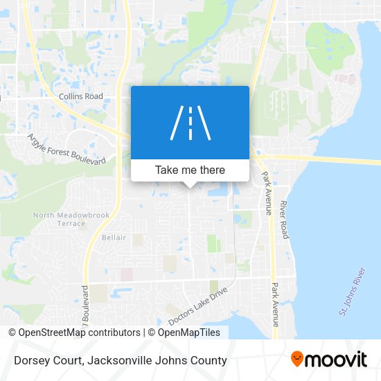 Dorsey Court map